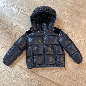 Moncler Puffer Black Jacket Kids Size 8